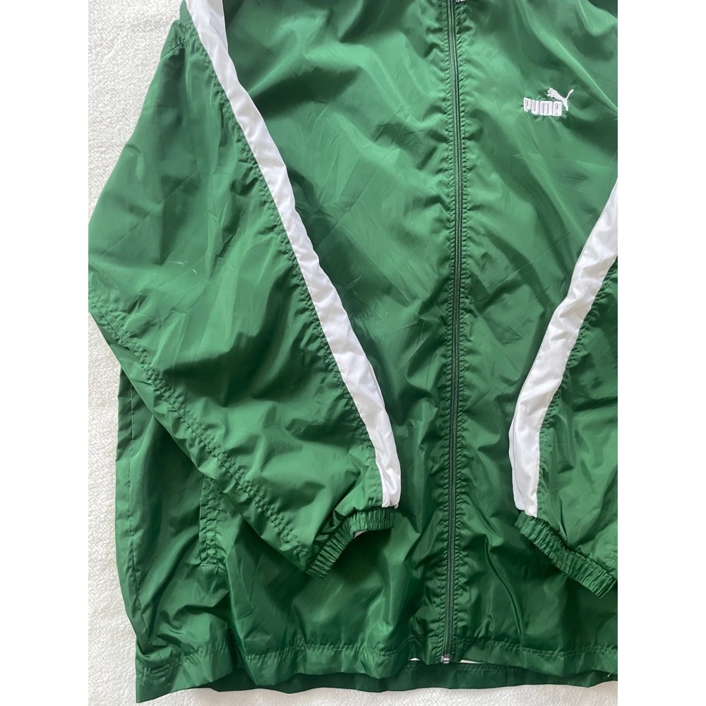 90s Vintage 7up Puma XL Mens Nylon Jacket Embroidered Collab Windbreaker Track - Picture 4 of 16